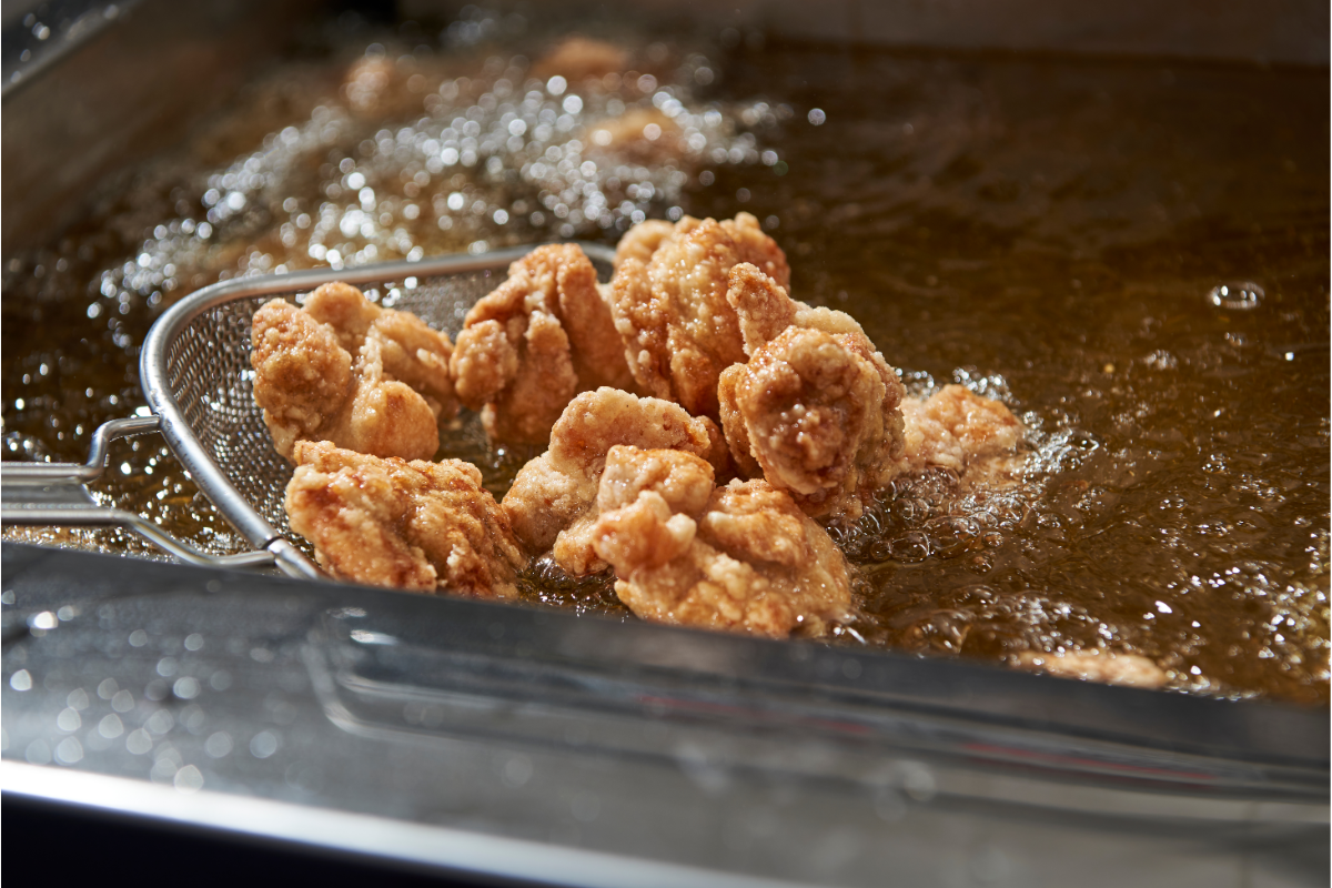 揚げたてからあげ写真