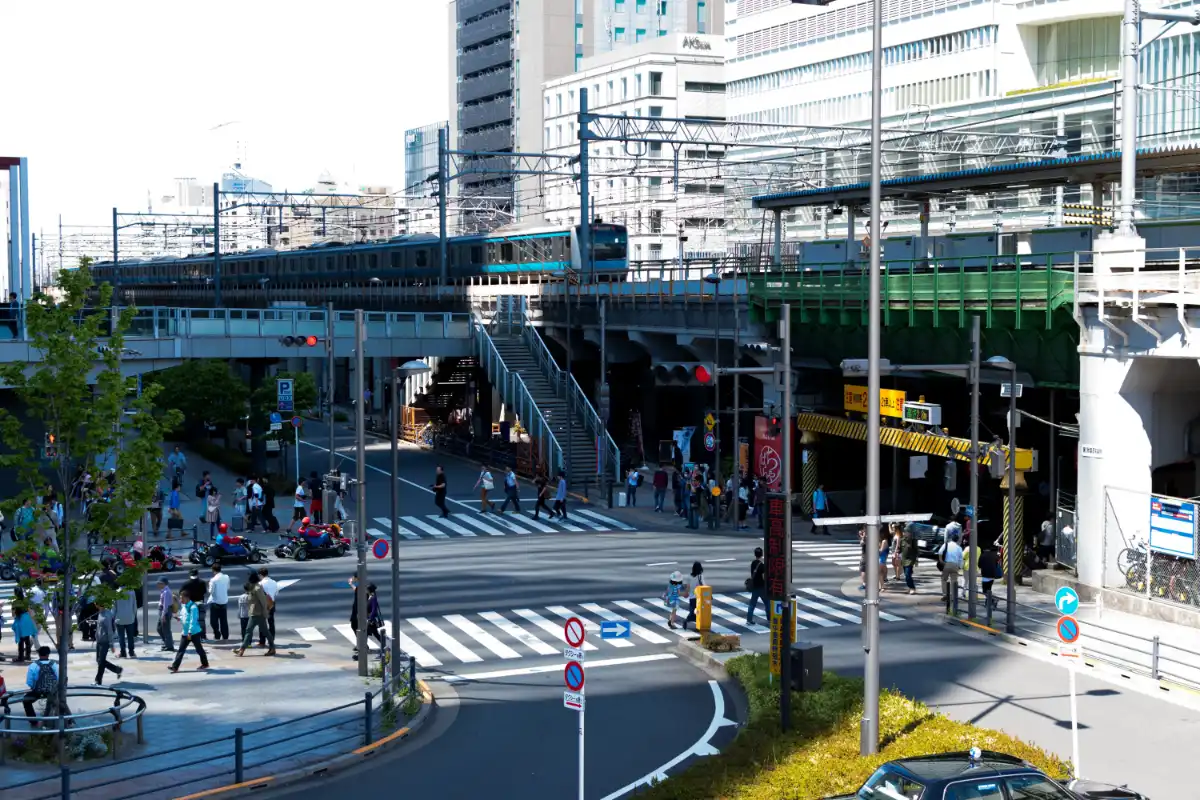 神田駅周辺の街並み