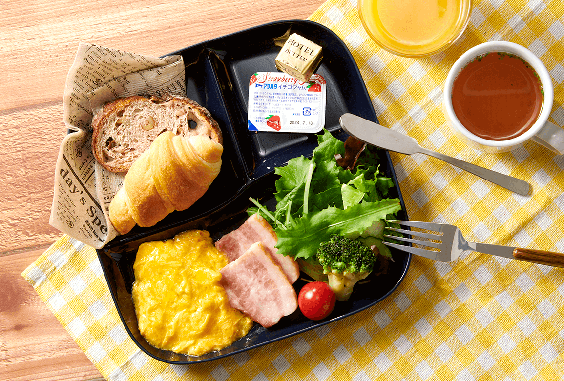 朝食の王道写真